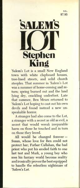 'Salem's Lot Trade First Edition