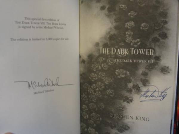 DT VII Artists Edition - signed by both KIng and Whelan