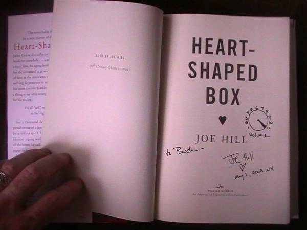 Signed Heart Shaped Box