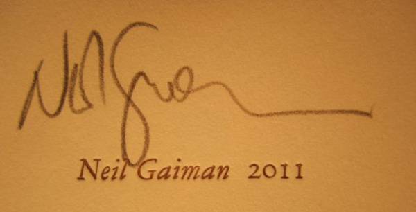 Neil Gaiman Signature